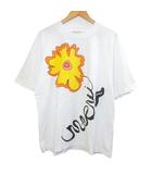 マルニ MARNI 22SS BLOOMING FLOWER TEE Tシャツ カットソー 半袖 プリント オーバーサイズ クルーネック 40 日本サイズM相当 白 ホワイト THJET49EPL /X