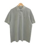 ラコステ LACOSTE ミネラルダイ鹿の子地ポロシャツ 半袖 ワッペン ワンポイント クラシックフィット 大きいサイズ 5 日本サイズXL相当 ユニセックス カーキ系 PH3450 /X