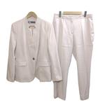 ザラ ZARA 美品 パンツスーツ セットアップ ジャケット シングル 総裏地 日本サイズL～LL相当 EUR42 USA10 MEX32 175/96A ピンク /X