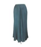 セオリー Theory ハリケーンプリーツスカート AIRY SATEEN HURRICANE PLEATS ロング ウエストゴム P XS～S相当 グリーン系 0307300 /X