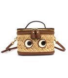 アニヤハインドマーチ ANYA HINDMARCH EYES ラフィア バニティ クロスボディバッグ アイズ