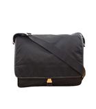 V158 ナイロン×サフィアーノ メッセンジャーバッグ ショルダーバッグ