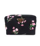 プラダ PRADA 1NA021 カナパ ポーチ CANAPA 花柄