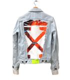 オフホワイト OFF WHITE 19SS SLIM DENIM JACKET S スリム デニムジャケット