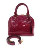 ルイヴィトン LOUIS VUITTON M50565 モノグラム ヴェルニ アルマBB ハンドバッグ ショルダーバッグ