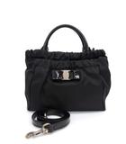 サルヴァトーレフェラガモ Salvatore Ferragamo 21C793 ナイロン ヴァラ 2way ショルダーバッグ ハンドバッグ