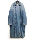 バレンシアガ BALENCIAGA 19AW Denim Mouton Car Coat 46 デニム ムートン カーコート 600286