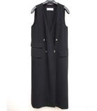 マックスマーラ MAX MARA ダブルブレスト ロングジレ 40 スリーブレス コート