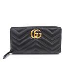 グッチ GUCCI 443123 GGマーモント キルティング 長財布 ラウンドファスナー