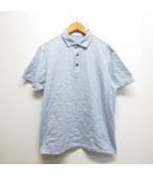 プラステ PLST 半袖 ポロシャツ カットソー L ブルー