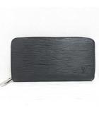 ルイヴィトン LOUIS VUITTON 美品 エピ ジッピーウォレット 長財布 M60072 ノワール 黒 レザー ラウンドファスナー