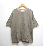 B&Y ユナイテッドアローズ BEAUTY&YOUTH ビューティー&ユース 半袖 ボーダー ワイド Tシャツ カットソー XL ライトブラウン