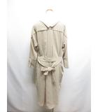 ミスティック mystic 長袖 シャツ ワンピース 腰ひも付き ベージュ