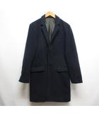 ブラウニー BROWNY チェスター コート M 濃紺 ネイビー 裏地付き