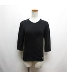 バーバリーブルーレーベル BURBERRY BLUE LABEL 七分袖 ニット カーディガン 38 黒 ブラック 正規品