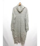 ゴア goa オフタートル ニット ワンピース F グレー