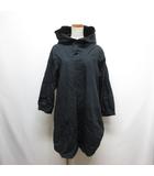 アメリカーナ AMERICANA コットン パーカー ワンピース M 黒 ブラック 長袖 ポケット有り 日本製