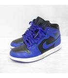 ナイキ NIKE BQ6472-051 WMNS AIR JORDAN 1 MID ウィメンズ エアジョーダン 1 ミッド スニーカー シューズ 24.5cm 紫 パープル 黒 靴 ハイカット