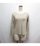 ヨーガンレール JURGEN LEHL 長袖 カットソー Tシャツ 綿×絹 M ベージュ