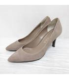 ダイアナ DIANA スエード パンプス ポインテッドトゥ 24cm 茶 ブラウン シューズ 靴 日本製