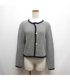 ロペピクニック ROPE Picnic サマー ツイード風 ニット カーディガン 38 グレー系 GDK-14080-A タグ付き