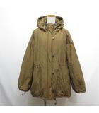 フーデッド 中綿 ボリューム ブルゾン F 茶 ブラウン ナイロン ジャケット アウター