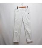 パーリーゲイツ PEARLY GATES ゴルフウェア ストレッチ ロング パンツ 4 白 ホワイト ジッパーフライ 正規品