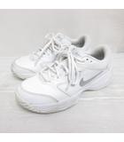 ナイキ NIKE CD0440-105 COURT Lite 2 コートライト2 スニーカー シューズ 23cm 白 ホワイト 靴 レースアップ ローカット