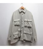 ニコアンド Niko and.. 美品 ダブルポケット ミリタリー ジャケット 3/M ライトベージュ