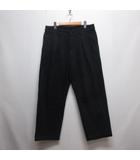 B&Y ユナイテッドアローズ BEAUTY&YOUTH ビューティー&ユース Meme ツイル ワーク パンツ L 濃紺 ネイビー コットン ワイド ジッパーフライ