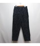 ジョンブル JOHNBULL コーデュロイ パターン シェフ パンツ ペイズリー柄 L ネイビー 21511 ウエストゴム 日本製