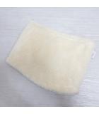 ジョンブル JOHNBULL 美品 ボア フリース ネックウォーマー スヌード F オフホワイト 白 マフラー