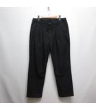 ラングラー WRANGLER × nano universe ナノユニバース 美品 2タック パンツ L 黒 ブラック WIMNU1 ジッパーフライ バックゴム 腰紐