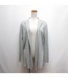 クミキョク 組曲 KUMIKYOKU 長袖 ショール ニット ロング カーディガン 2 グレー 薄手
