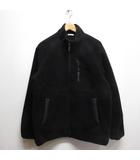 ジーユー GU ウィンドプルーフ フリース ジャケット M 黒 ブラック