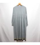 メイソングレイ MAYSON GREY 配色ライン プリーツ ニット ワンピース 2 グレー 2101-38016 長袖 ロング