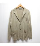 シップス SHIPS ニット カーディガン ジャケット M ベージュ 麻混