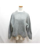 エイチ&エム H&M 美品 ワイド ニット プルオーバー S グレー セーター