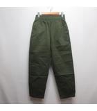 ジーユー GU シェフ パンツ S カーキ