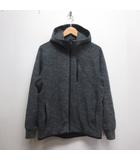 ユニクロ UNIQLO ドライ ストレッチ スウェット パーカー M チャコールグレー