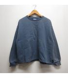 コーエン coen 裏起毛 クルーネック スウェット プルオーバー FREE ブルー