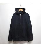 ホームグロウン HOMEgrown ジップ スウェット パーカー XL 濃紺 ネイビー