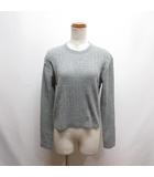 ユニクロ UNIQLO ミニケーブル クルーネック セーター S グレー