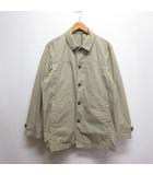 クロコダイル CROCODILE ステンカラー ジャケット ブルゾン L 薄カーキ コットン