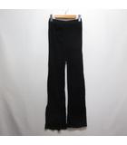 アダムエロペ Adam et Rope' メロー リブ パンツ F 黒 ブラック ウエストリブ レギンスパンツ 日本製