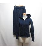 アディダス adidas ESSENTIALS スウェット パーカー パンツ セットアップ 裏毛 S ネイビー スポーツウェア エッセンシャルズ