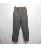 ユニクロ UNIQLO 千鳥格子柄 スマート アンクル パンツ M グレー