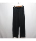 ジーユー GU 美品 リブ プルオン パンツ M 黒 ブラック