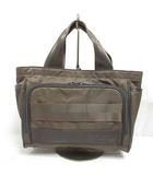 ブリーフィング BRIEFING GOLF ゴルフ 25AW カート トート バッグ ホリデイコレクション ブラウン 茶 ナイロン レザー