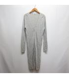 ビアッジョブルー Viaggio Blu 長袖 ワイド リブ ニット ロング カーディガン 2 杢グレー 薄手 ウール混